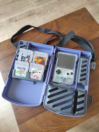 Game boy pocket ips con accesorios