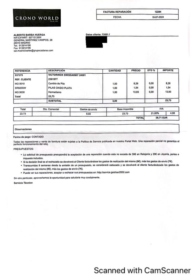 Reloj Victorinox Classic Summit
