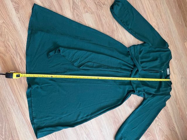 Vestido evento manga larga