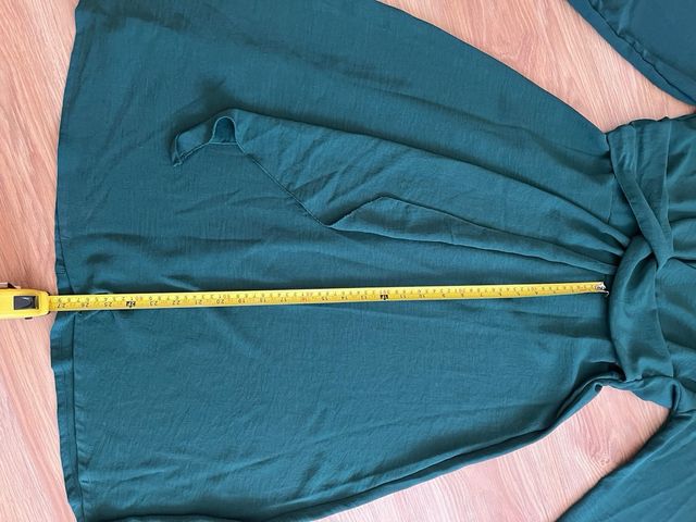 Vestido evento manga larga