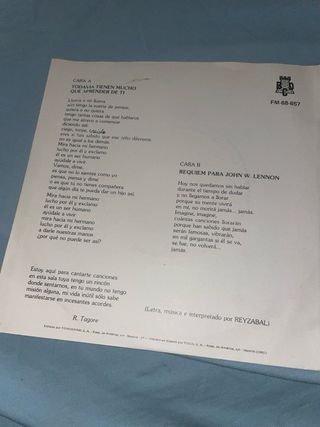 Vinilo Reyzabal nuevo horizonte