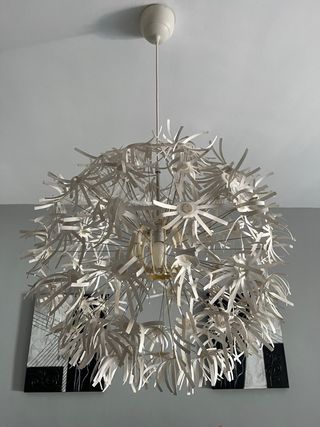 Lampara ikea papel