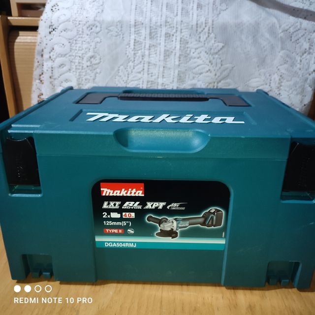 Kit de radial  amoladora Makita +2baterias de 4ah