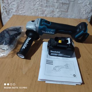 Kit de radial  amoladora Makita +2baterias de 4ah 