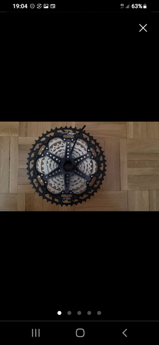 Cassette shimano xt 12v 10,51 v.