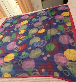 Foulard/ pareo in seta e viscosa