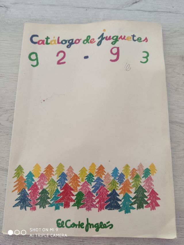 Catalogo juguetes 1992-1993 corte ingles