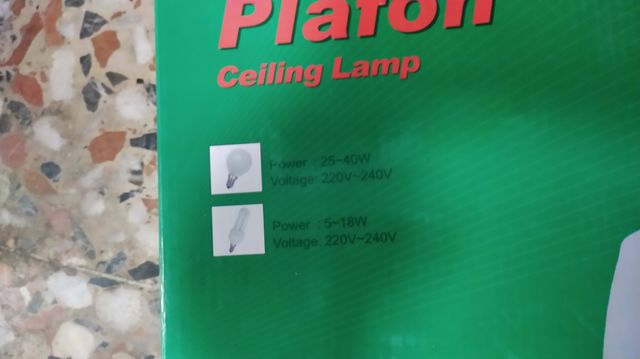 Plafon de techo a estrenar