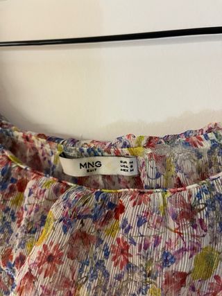 Blusa floral mujer Mango