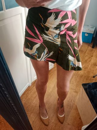 Minifalda asimétrica