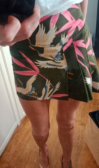 Minifalda asimétrica