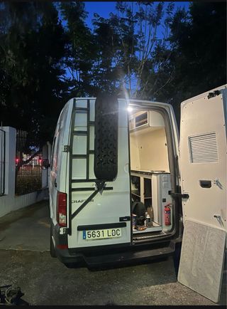 Porta ruedas trasero camper