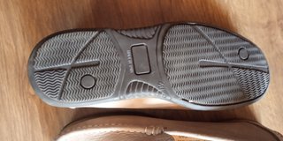 Mocasines beige piel