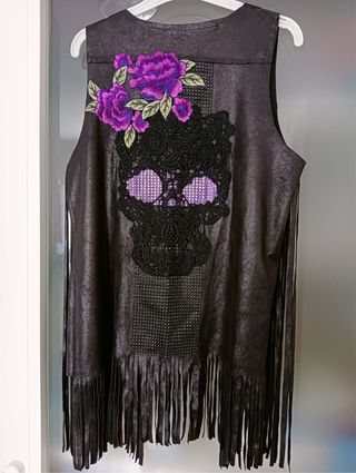 Chaleco de piel en ante a estrenar