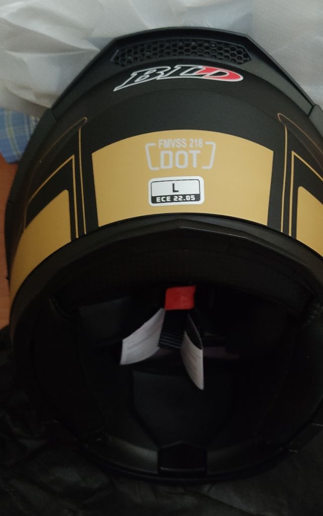 Casco modular nuevo, con visera solar interior