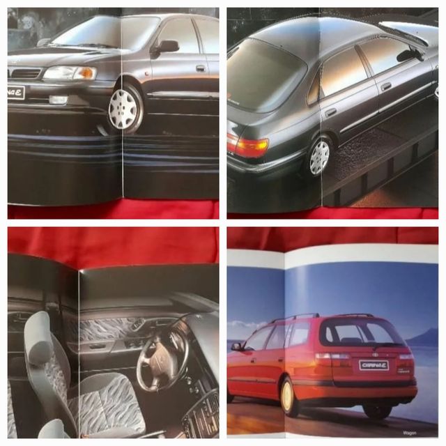 🇪🇸 🇨🇭 Lote 2 Catálogos Toyota Carina E .