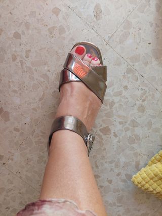 De BIMBA Y LOLa, plateado muy
discreto muy cómodas