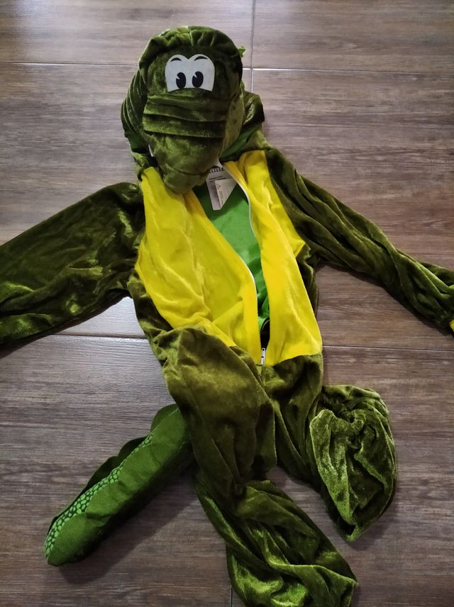 Disfraz infantil de cocodrilo