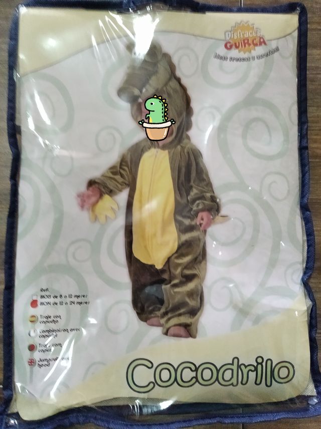 Disfraz infantil de cocodrilo
