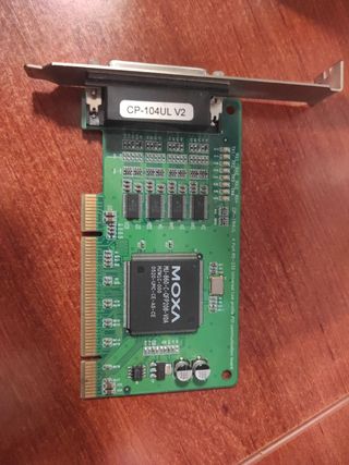 Tarjeta PCI Moxa + Cables 