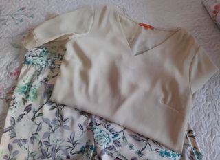 Conjunto blusa y pantalón de Precchio 