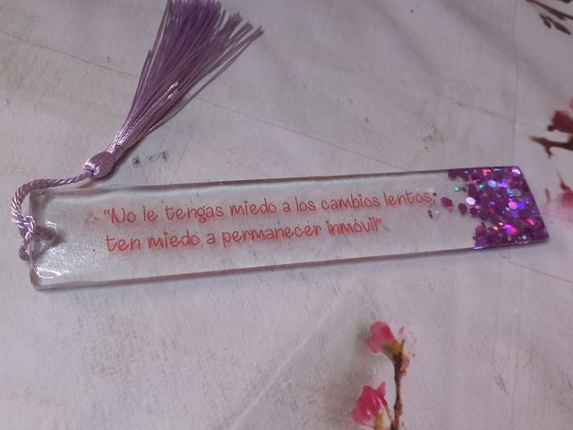 Marcapágina con frases