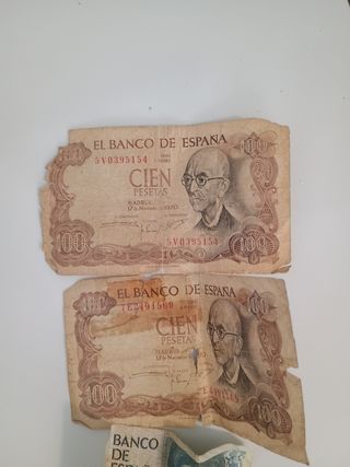 Billetes antiguos