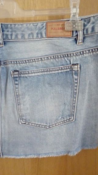 Falda mini nueva Pull azul claro