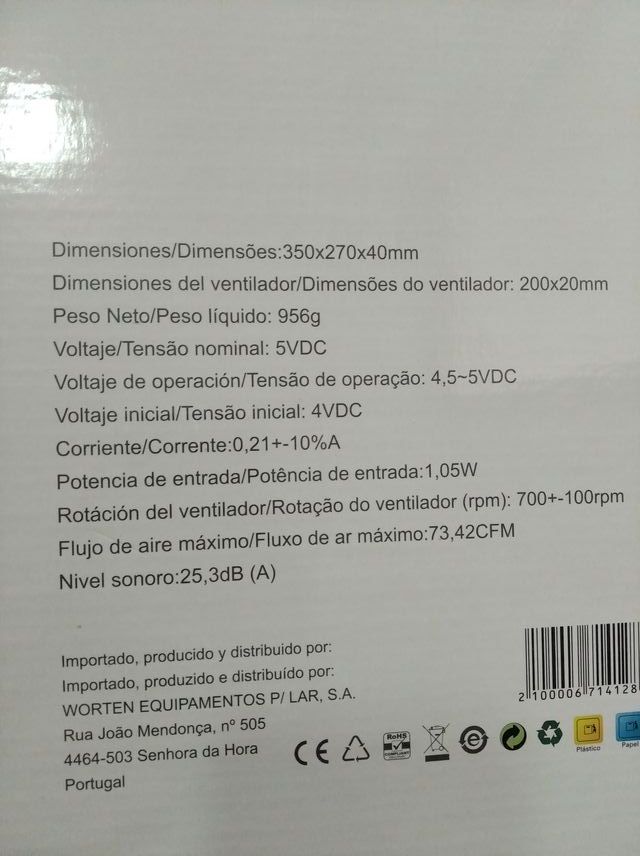Base refrigeradora para ordenador portátil