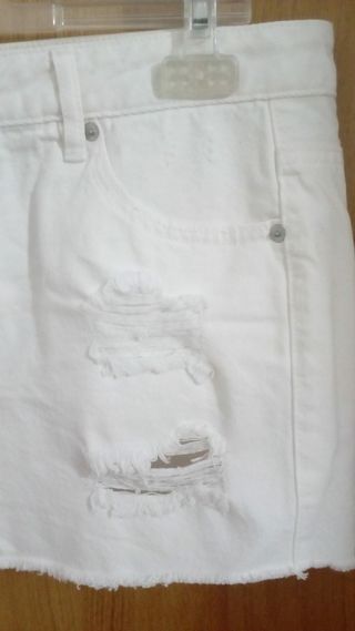 Falda mini nueva Pull blanca