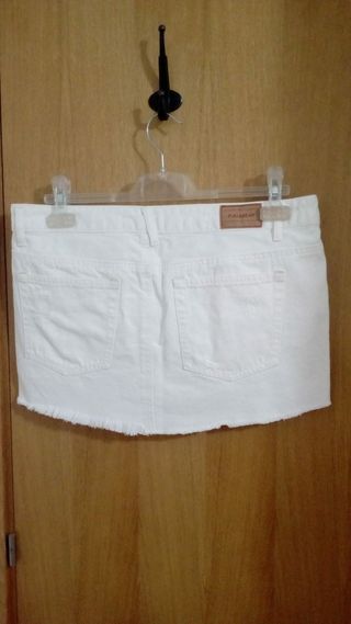 Falda mini nueva Pull blanca