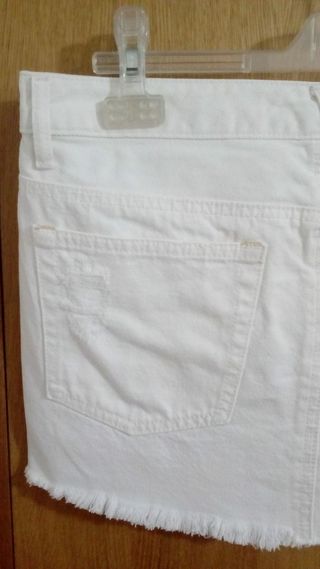 Falda mini nueva Pull blanca
