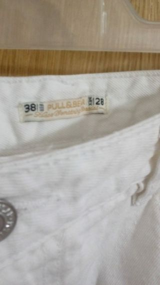 Falda mini nueva Pull blanca