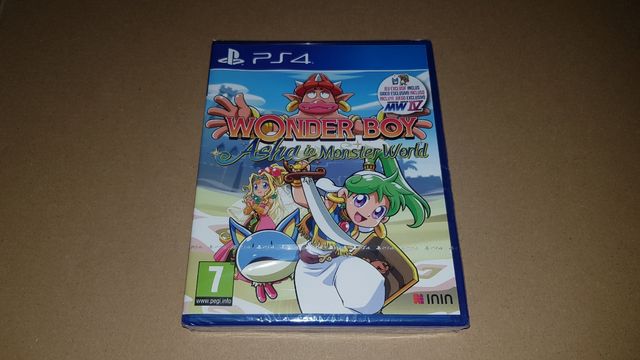PS4/WONDER BOY ASHA NEL MONDO DEI MOSTRI\ NON APERTO