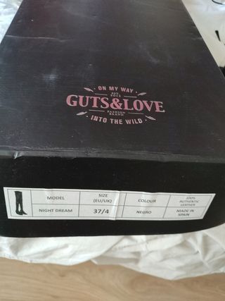 botas altas Guts and LOVE 37
