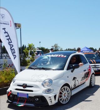 Abarth Añadido Paragolpes Bumper Rejilla Intercool