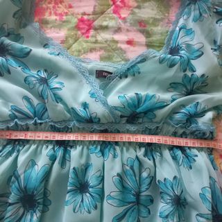 Blusa azzurra mezza manica Denny Rose