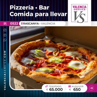 0522-PIZZERÍA-BAR-COMIDA PARA LLEVAR EN RASCANYA