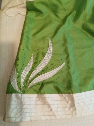 Vestido vestir verde 