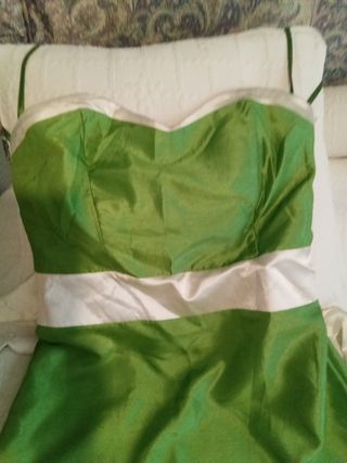 Vestido vestir verde 