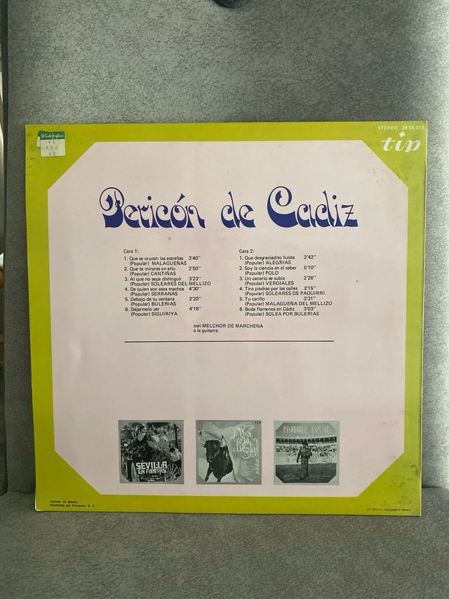 Lp Vinilo Pericon de Cadiz