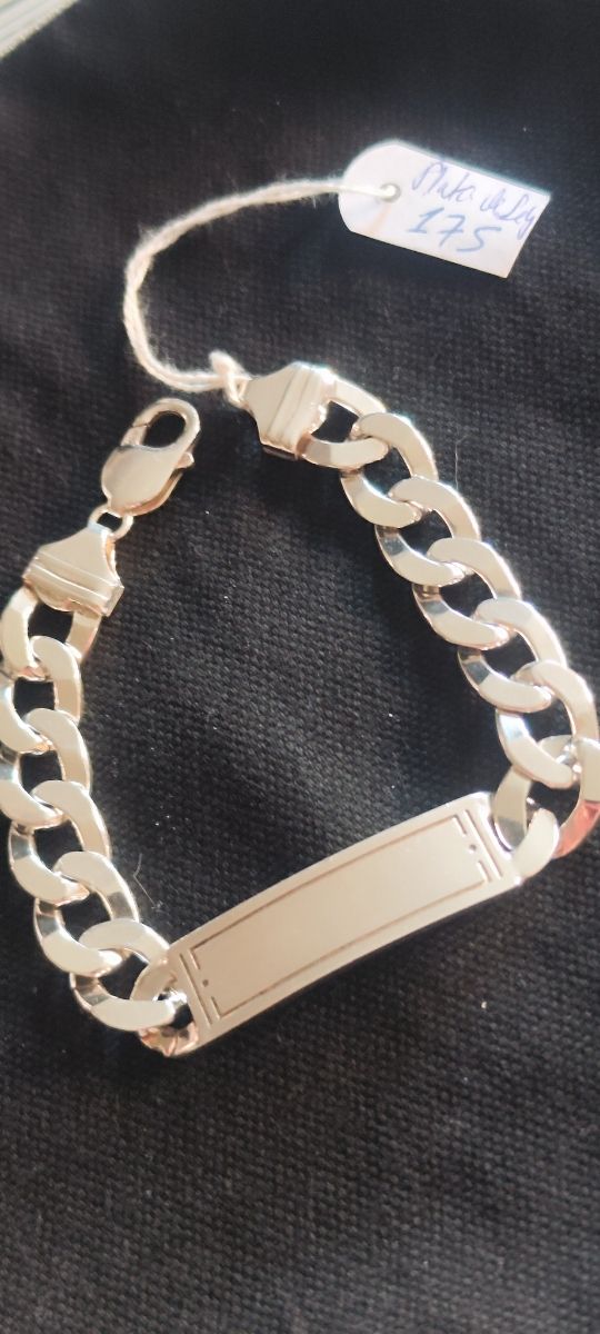 Exclava gruesa Plata de ley 925