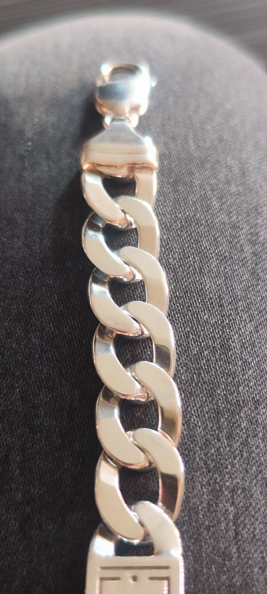 Exclava gruesa Plata de ley 925