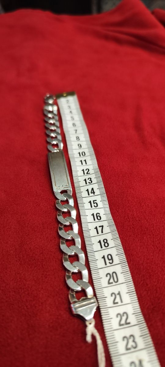 Exclava gruesa Plata de ley 925