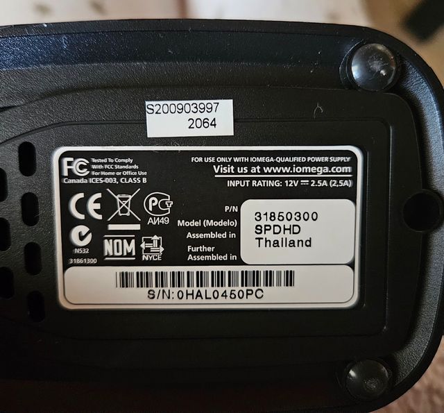 Screenplay director HD iomega