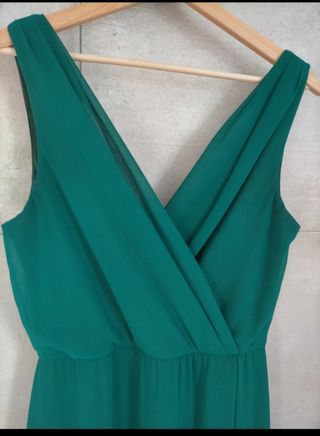 Vestido largo de gasa fiesta