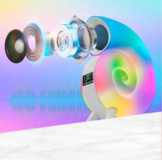 Lámpara altavoz y despetardor de diseño