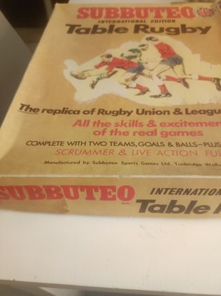 Subbuteo Rugby International Edit