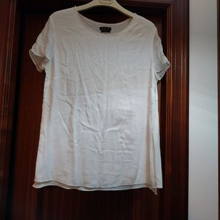 Top blanco Massimo dutti talla L