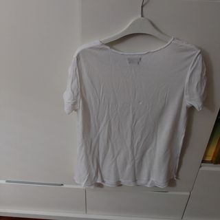 Top blanco Massimo dutti talla L